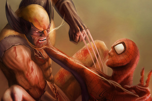 Wolverine And Spiderman