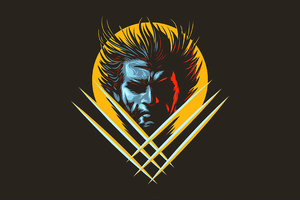 Wolverine Claws Minimalism (1600x900) Resolution Wallpaper