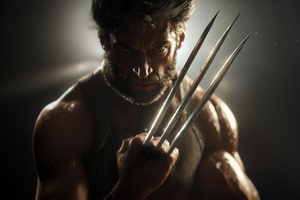 Wolverine Claws Out (2048x2048) Resolution Wallpaper