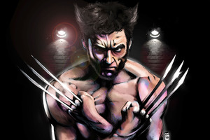 Wolverine Digital Art 4k