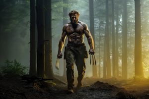 Wolverine Intense Walk With Claws Bared (2560x1024) Resolution Wallpaper