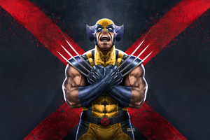 Wolverine Leap Of Legend (1600x1200) Resolution Wallpaper