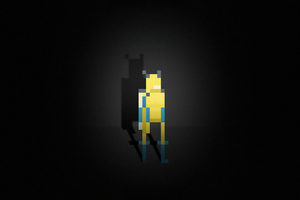 Wolverine Pixel Art 5k