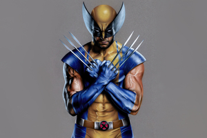 Wolverine Ready (1360x768) Resolution Wallpaper