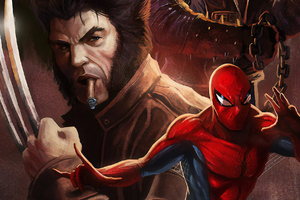 Wolverine Spiderman