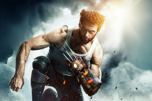 Wolverine Unleashes Infinity Power (1600x1200) Resolution Wallpaper