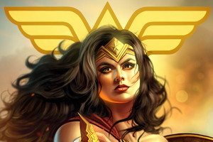 Wonder Strong Woman (2048x2048) Resolution Wallpaper