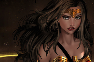 Wonder Woman 2020 New Arts (2560x1024) Resolution Wallpaper