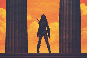 Wonder Woman 4k Artwork Poster (1280x720) Resolution Wallpaper