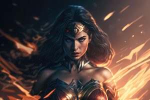 Wonder Woman Amazonian 5k (1360x768) Resolution Wallpaper