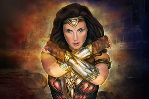 Wonder Woman Amazonian Grace (3440x1440) Resolution Wallpaper