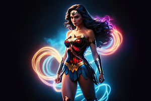 Wonder Woman Amazonian Valor (1024x768) Resolution Wallpaper