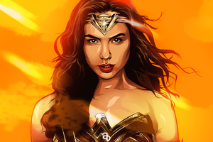 Wonder Woman Arts New (1024x768) Resolution Wallpaper