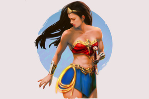 Wonder Woman Artwork 2020 4k (2048x1152) Resolution Wallpaper