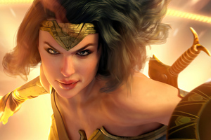 Wonder Woman Artwork 2020 New (1280x720) Resolution Wallpaper