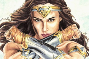 Wonder Woman Artworks 5k (1024x768) Resolution Wallpaper