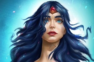 Wonder Woman Blue Eyes