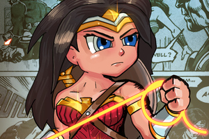 Wonder Woman Cartoonic 5k