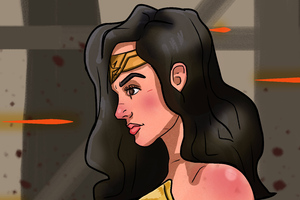 Wonder Woman Cartoonic Art