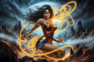 Wonder Woman Champion Of Justice (1280x1024) Resolution Wallpaper