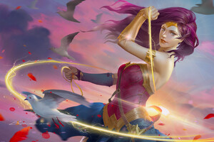 Wonder Woman Colorful Art 4k