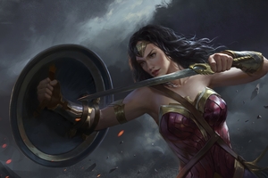 Wonder Woman Coming (1400x900) Resolution Wallpaper