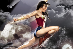 Wonder Woman Cosplay 2018 (320x240) Resolution Wallpaper