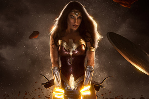 Wonder Woman Cosplay Comic Wallpaper