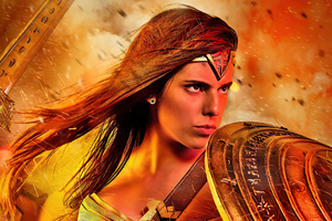 Wonder Woman Cosplay Photoshoot 4k Wallpaper