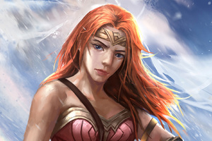 Wonder Woman Fan Artwork Wallpaper
