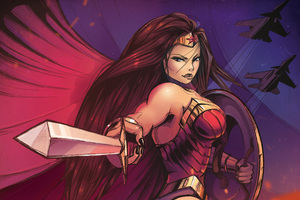 Wonder Woman Fanart (1400x900) Resolution Wallpaper