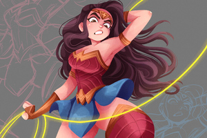 Wonder Woman Fanarts (1360x768) Resolution Wallpaper