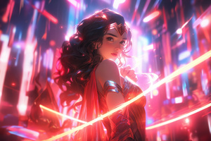 Wonder Woman Fantastic Odyssey Wallpaper
