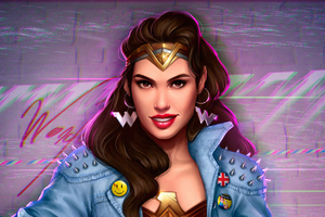 Wonder Woman Gal Gadot Art 4k (2560x1024) Resolution Wallpaper