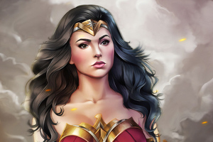 Wonder Woman Galgadot Art