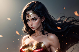 Wonder Woman Glowing Eyes (2880x1800) Resolution Wallpaper