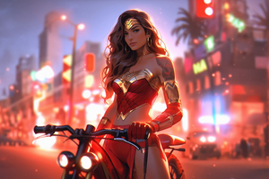 Wonder Woman Gta Reign (2560x1080) Resolution Wallpaper