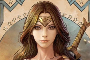 Wonder Woman Hero Art 4k