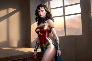 Wonder Woman Hope Cape (1280x1024) Resolution Wallpaper