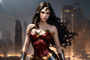 Wonder Woman Immortal Amazon Warrior (2560x1024) Resolution Wallpaper