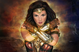 Wonder Woman Justice League 4k Art