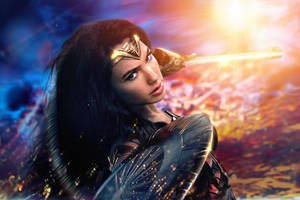 Wonder Woman Justice League Poster Wallpaper