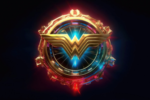 Wonder Woman Logo 5k (1600x900) Resolution Wallpaper