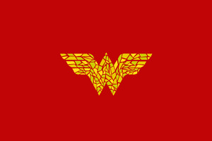 Wonder Woman Logo Artwork (2560x1080) Resolution Wallpaper