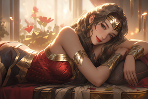 Wonder Woman Majestic Might (1600x900) Resolution Wallpaper