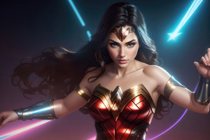 Wonder Woman Mythic Power Wallpaper