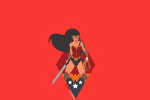 Wonder Woman Poly 4k