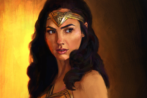 Wonder Woman Portrait (2560x1440) Resolution Wallpaper