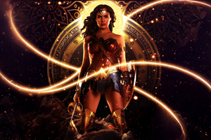 Wonder Woman Power Unleashed (2560x1024) Resolution Wallpaper