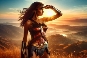 Wonder Woman Queen Of Justice (1400x900) Resolution Wallpaper
